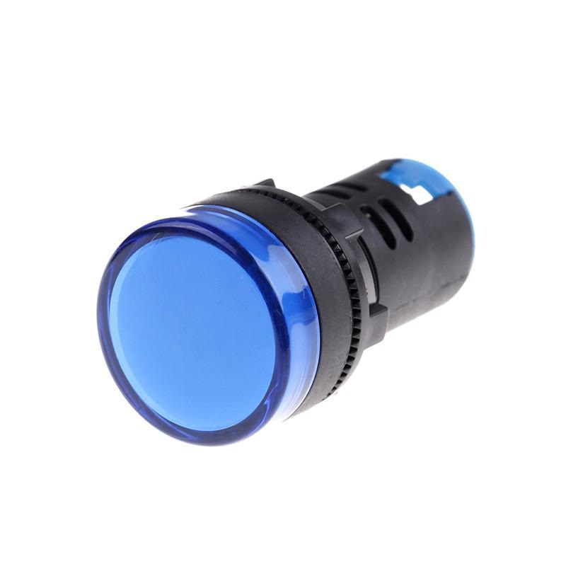 Panel LED Indicator Light 22mm blue Pack of 10 Pcs Automation