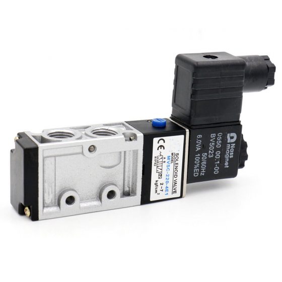 Mindman Solenoid Valve 5way 1/4" (MVSC-220-4e1) > Automation & Controls