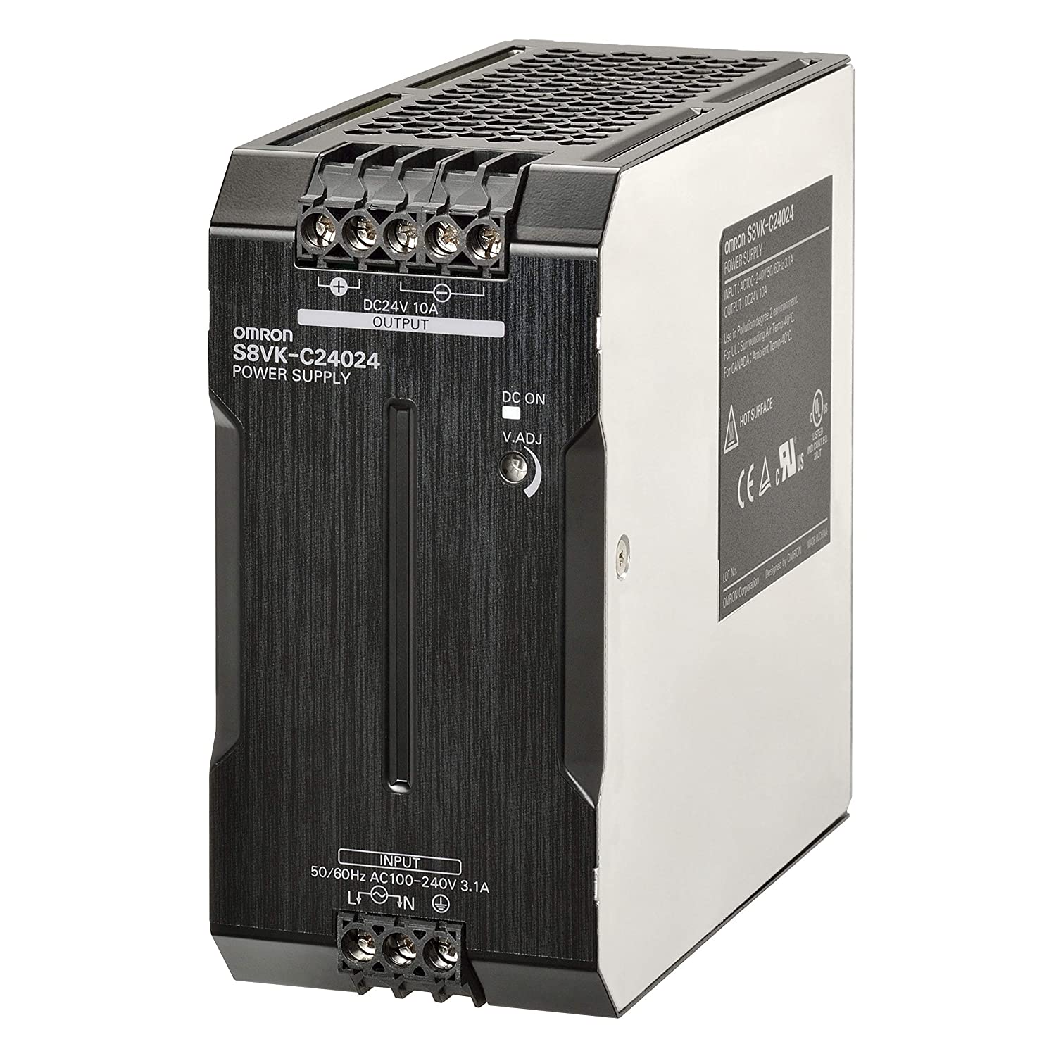 Omron Switching Mode Power Supply (S8VK-C24024) In 100~240 VAC, Out 24
