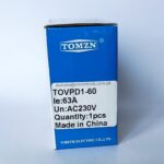 Tomzn TOVPD1-60 2in1 Adjustable Under and over Voltage and Ampere Protection device - Image 3