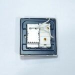 1Switch+1Dimmer China Fitting Sheet Board V8 series (Coffee Color) - Image 2