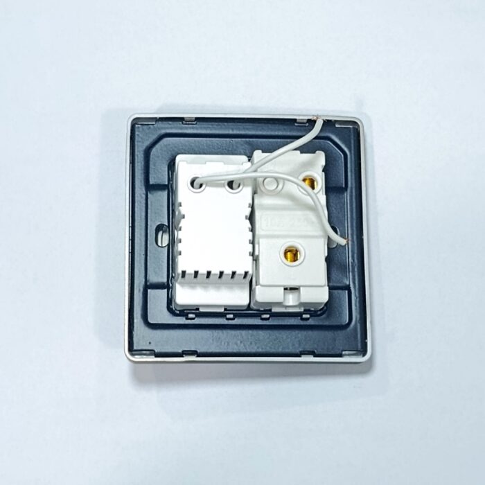 1Switch+1Dimmer China Fitting Sheet Board V8 series (Coffee Color) - Image 2