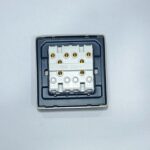 4Gang Switch China Fitting Sheet Board V8 series (Coffee Color) - Image 2