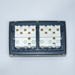 6Gang Switch China Fitting Sheet Board V8 series (Coffee Color) - Image 2