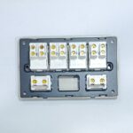 8Switch+2Socket China Fitting Sheet Board V8 series (Coffee Color) - Image 2