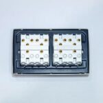 8Gang Switch China Fitting Sheet Board V8 series (Coffee Color) - Image 2