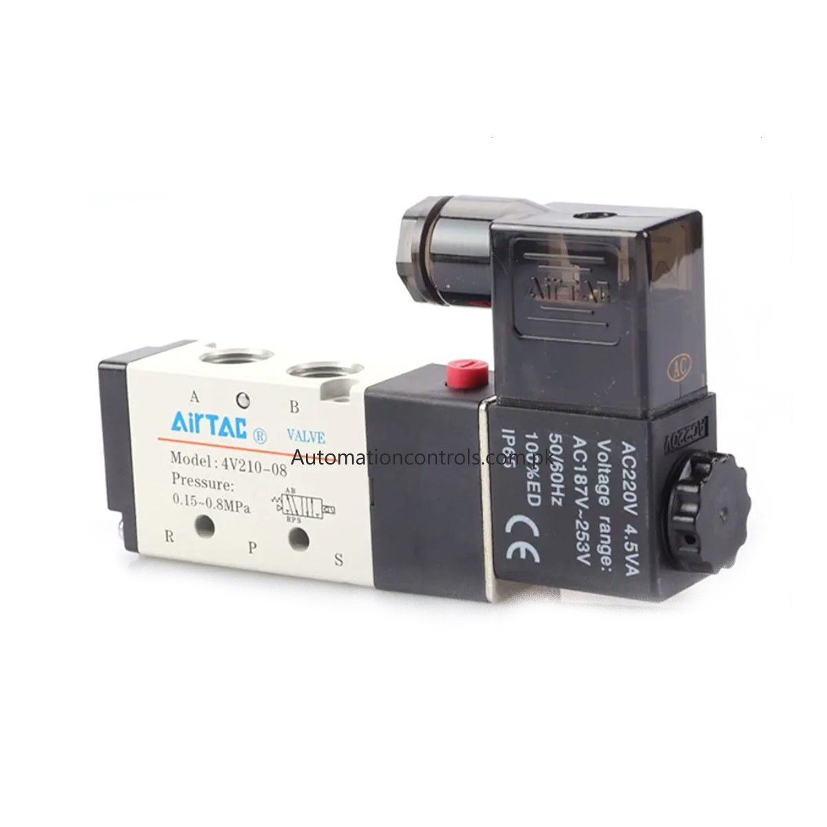 4v21008airtac Airtac 4V210-08 Solenoid Valve 1/4′′ 5way