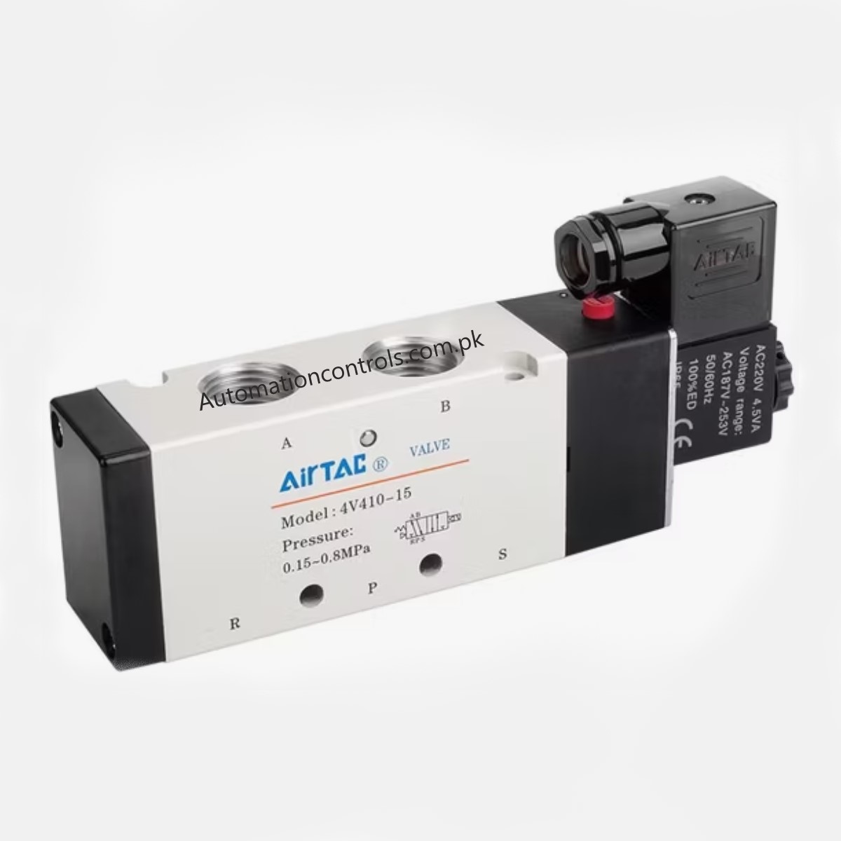 4v41015airtacb Airtac 4V410-15 Solenoid Valve 1/2′′ 5way - Image 1
