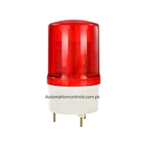 LTE-1101 Rotating Warning Light Red (12-220vAC/DC)