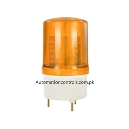 LTE-1101 Rotating Warning Light Yellow (12-220vAC/DC)