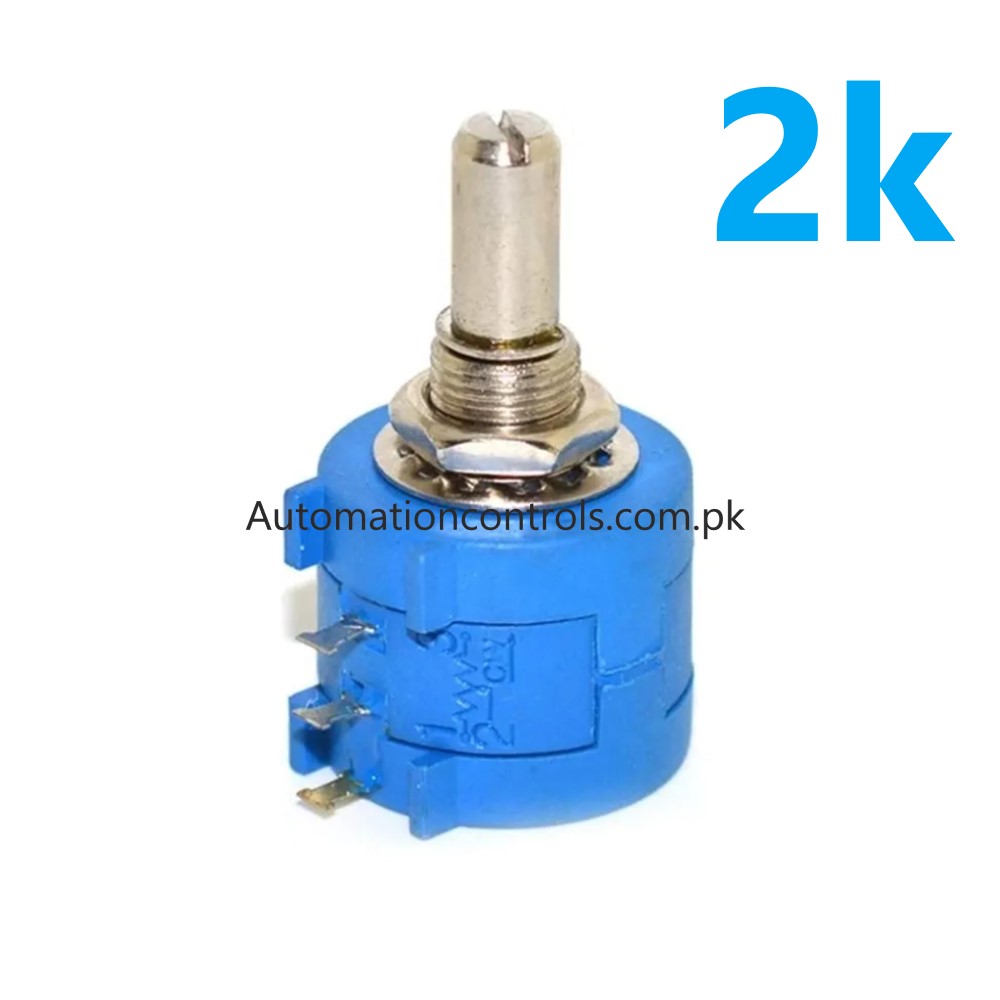 2kbluea 3590S Multi turn Potentiometer (2K ohm)