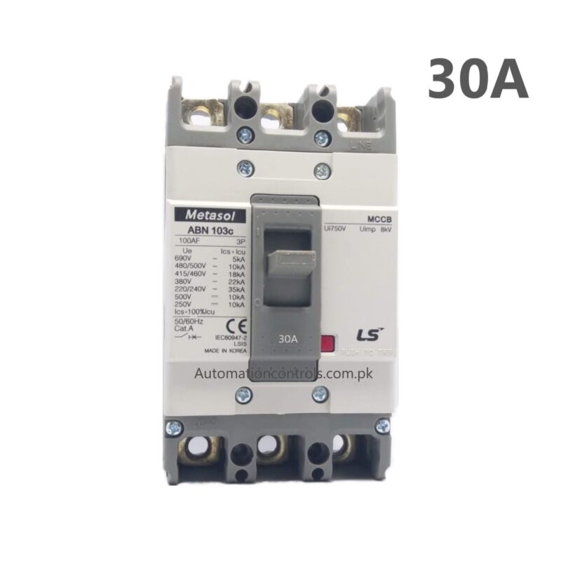 LS Metasol ABN 103C 3pole 30A MCCB Moulded Case Circuit Breaker