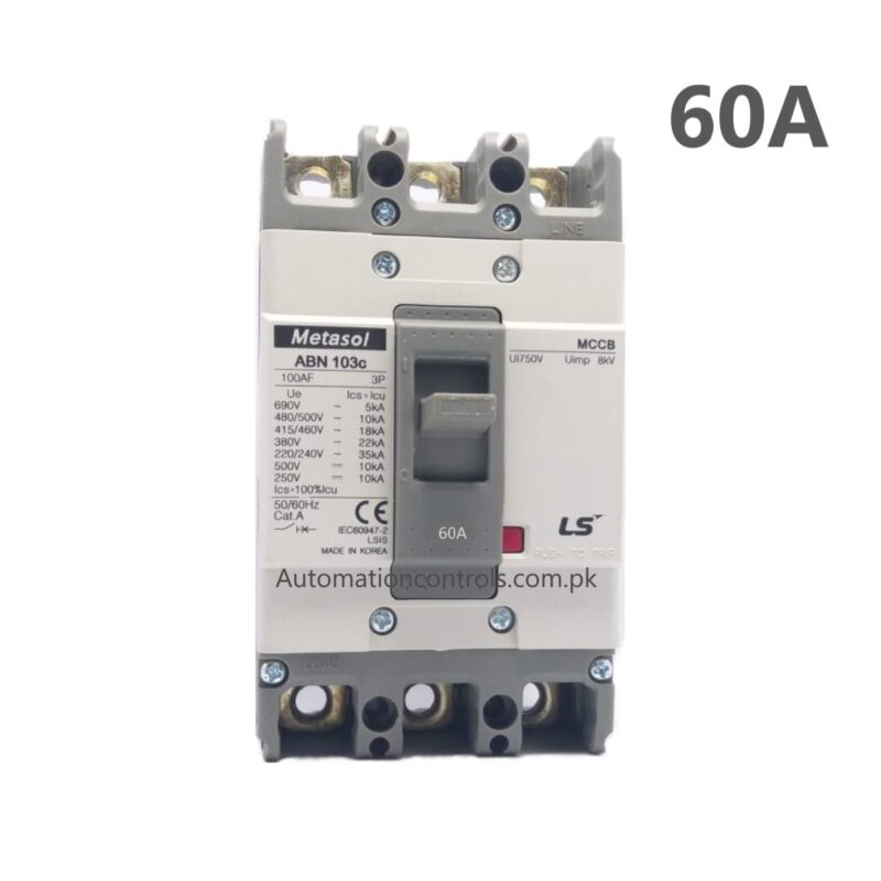 LS Metasol ABN 103C 3pole 60A MCCB Moulded Case Circuit Breaker