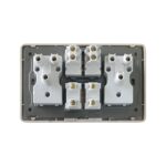 Light Plug Double China Fitting Sheet Board UK Metal series (Golden) - Image 2