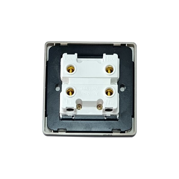 Bell Push China Fitting Sheet Board V8 series (Coffee Color) - Image 2