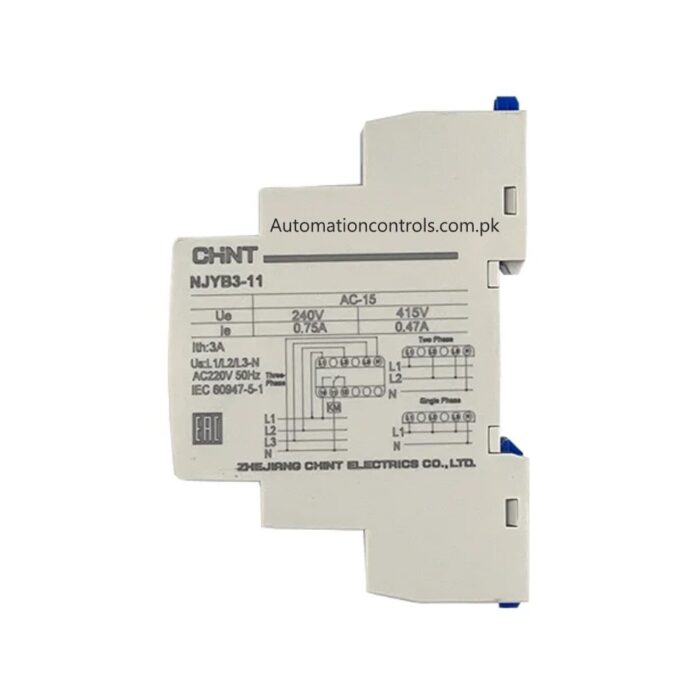 Chint NJYB3-11 Voltage Monitoring Phase Failure Phase Sequence Relay